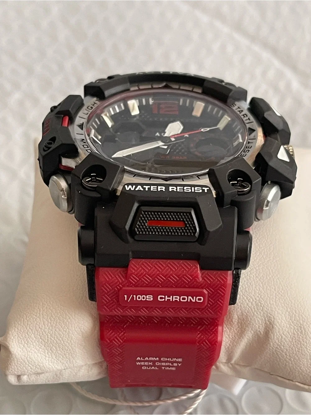 Activa X Invicta Analog & Digital Men's Watch - 49mm. Red & Black